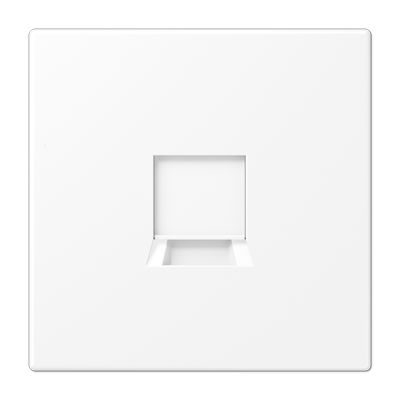 Placa Mod. Jack-Rad. 1 toma LS Blanco Mate Placa Mod. Jack-Rad. 1 toma LS Blanco Mate